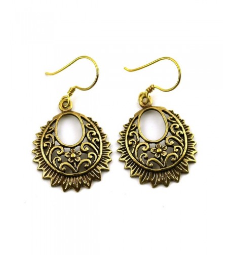 Filigree Earrings Vintage Thailand Jewelry