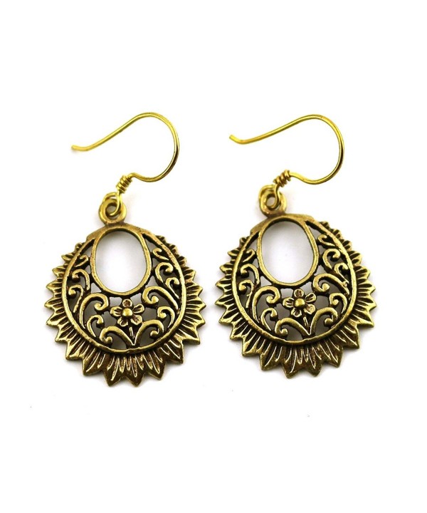 Filigree Earrings Vintage Thailand Jewelry