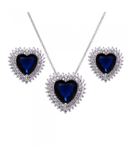 Forever Sapphire Pendant Necklace Jewelry