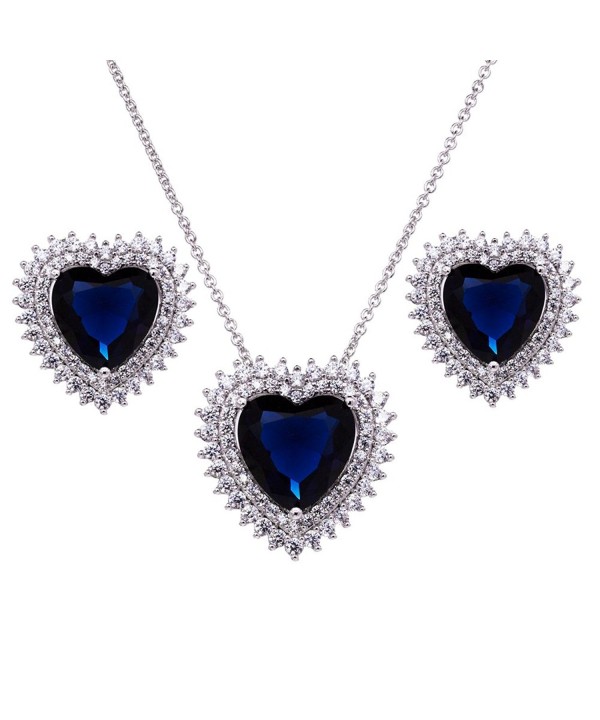 Forever Sapphire Pendant Necklace Jewelry