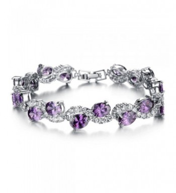 Jade Angel Platinum Zirconia Bracelet