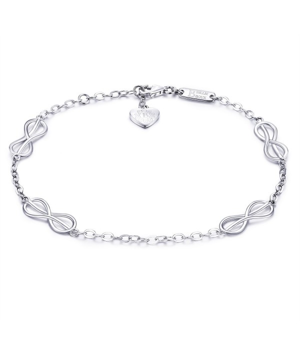 Sterling Silver Infinity Love Bracelet