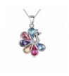 Pealrich Peafowls Swarovski Girlfriend Multicolor