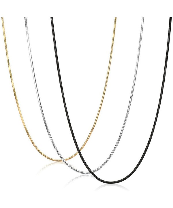 JF JEWELRY 1 2mm Stainless Steel Necklace