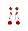 Glamorousky Elegant Earrings Austrian Crystals