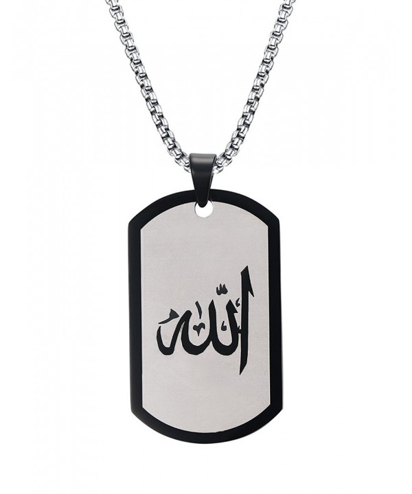 Stainless Pendant Necklace Islamic Religious