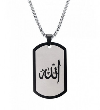 Stainless Pendant Necklace Islamic Religious