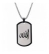 Stainless Pendant Necklace Islamic Religious