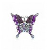 Alilang Rhinestone Multilayer Butterfly Borealis