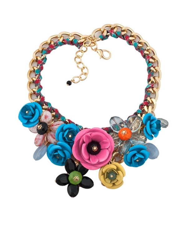 LovelyCharms Colorful Statement Necklace Pendant