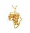 U7 Pendant Elephant Ethiopian Necklace