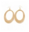 Large Gold Tone Mesh Earrings