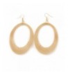 Large Gold Tone Mesh Earrings