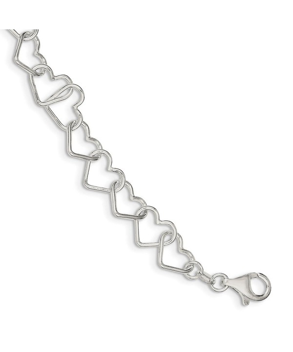 Sterling Silver Polished Link Bracelet