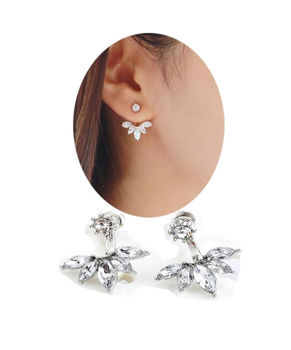 SUNSCSC Crystal Rhinestone Dangle Earrings