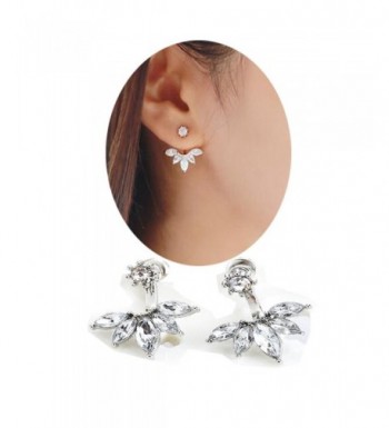 SUNSCSC Crystal Rhinestone Dangle Earrings