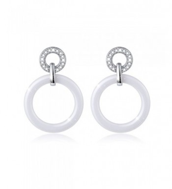 Fashion Ceramics Sterling Earrings Women