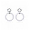 Fashion Ceramics Sterling Earrings Women