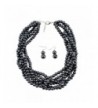 KOSMOS LI Simulate Statement Earrings Necklace