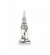 Sterling Silver Antiqued Lighthouse Charm