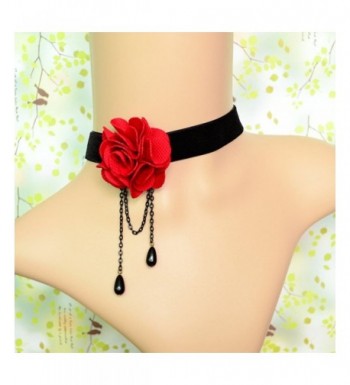 Charm L Grace Flower Pendant Necklace