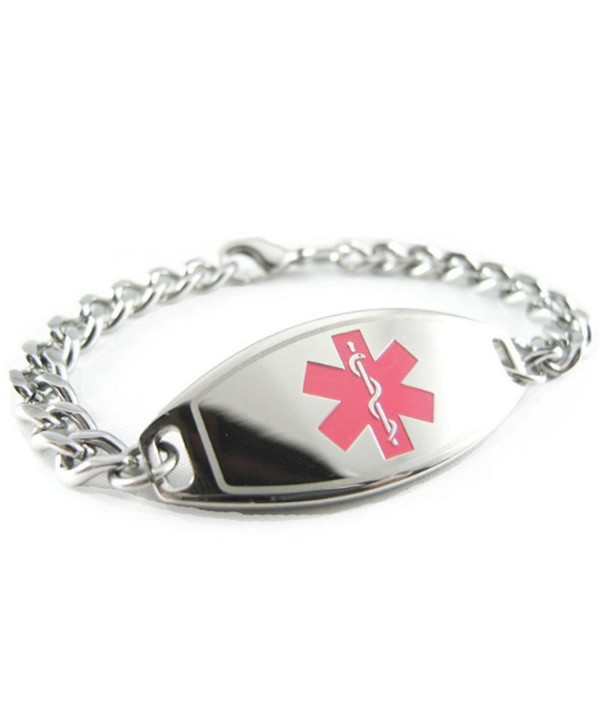 MyIDDr Pre Engraved Customized Allergy Bracelet