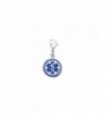 Divoti Custom Engraved Medical Charm Blue