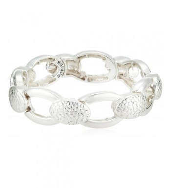 Napier Silver Tone Stretch Bracelet