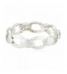 Napier Silver Tone Stretch Bracelet