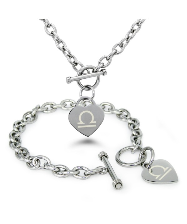 Stainless Astrology Symbol Bracelet Necklace