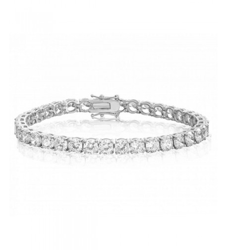 Realistic Simulated Bracelet Platinum zirconia