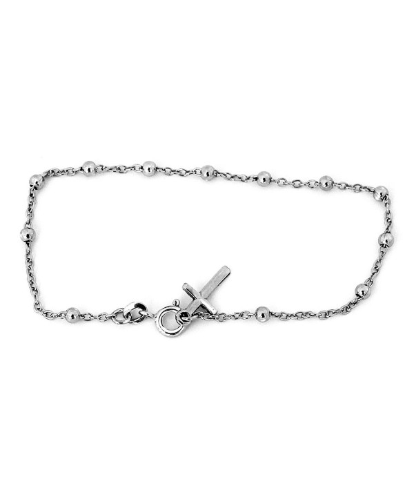 Sterling Silver Rhodium Plated Bracelet