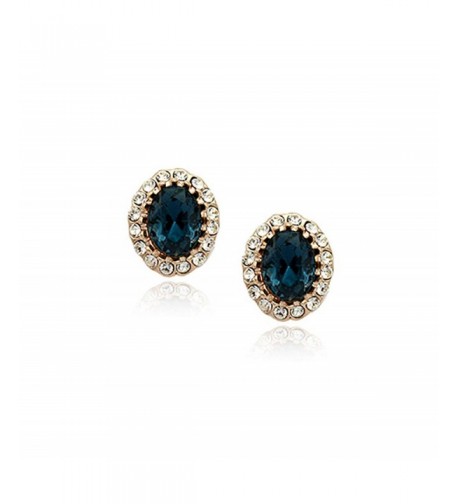 Sapphire Swarovski Elements Zirconia Earrings