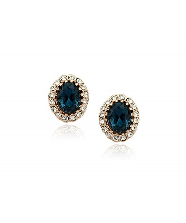 Sapphire Swarovski Elements Zirconia Earrings