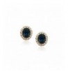 Sapphire Swarovski Elements Zirconia Earrings