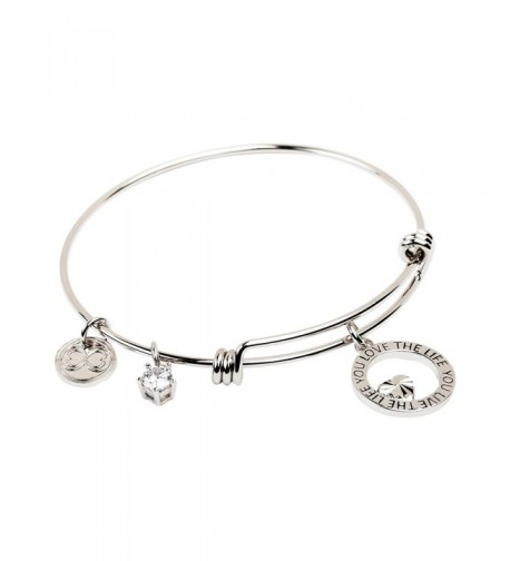 Expandable Bracelet Inspirational Stackable Bangle