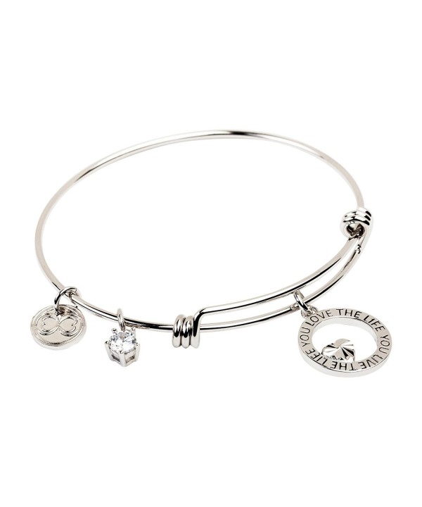 Expandable Bracelet Inspirational Stackable Bangle