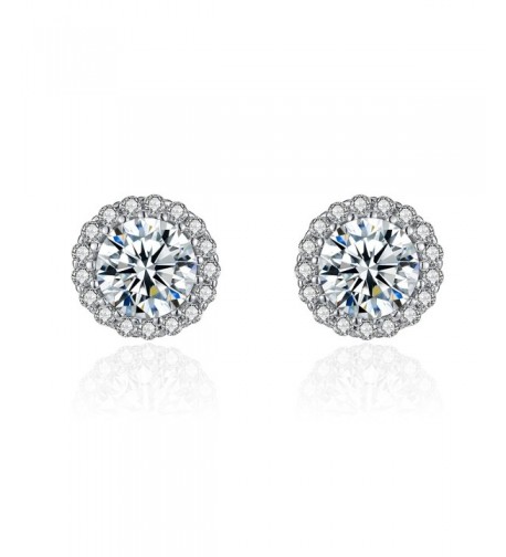 Lux Glam Round Cut Zirconia Sterling