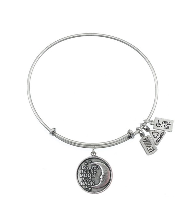 Wind Fire Charm Bangle Bracelet