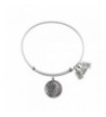 Wind Fire Charm Bangle Bracelet