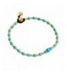 NOVICA Calcite Beaded Anklet Cheerful