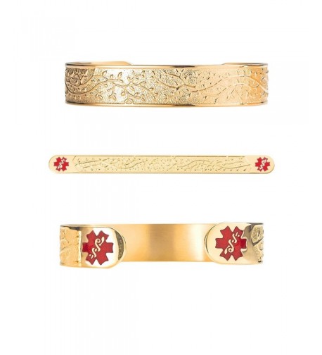 Divoti Engraved Filigree Medical Bracelet