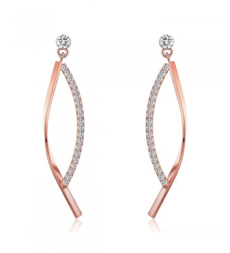 SBLING Plated Cubic Zirconia Earrings