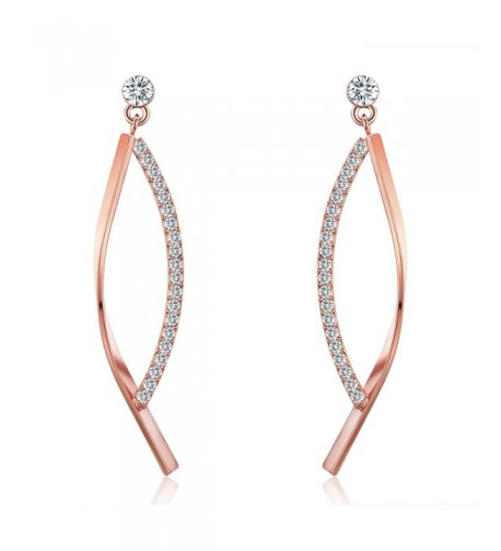 SBLING Plated Cubic Zirconia Earrings