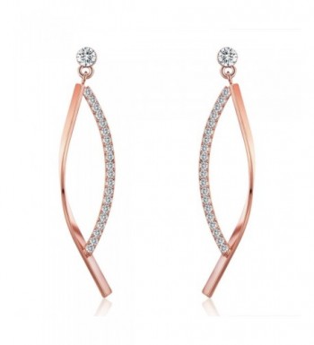 SBLING Plated Cubic Zirconia Earrings