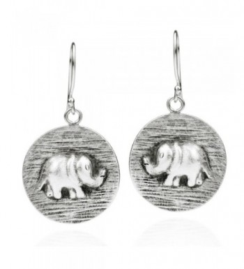 Mountain Elephant Handmade Sterling Earrings
