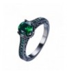 Junxin Jewelry Single Engagement Emerald