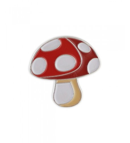 Mushroom Toadstool Emoji Shroom Enamel