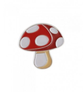 Mushroom Toadstool Emoji Shroom Enamel
