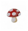 Mushroom Toadstool Emoji Shroom Enamel